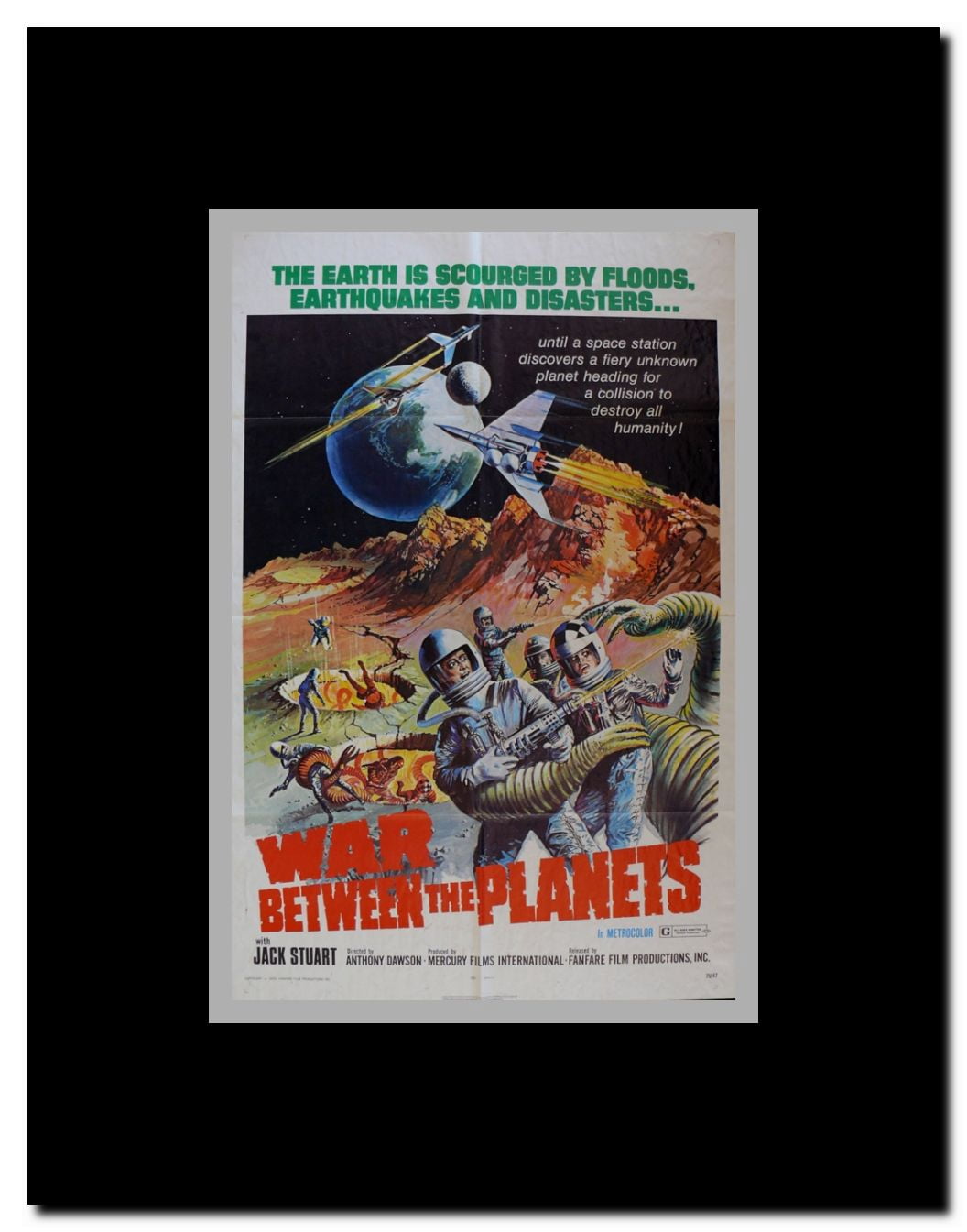 War Between the Planets Framed Movie Poster