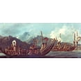 thumbnail image 1 of War Canoes, Tahiti, 1774. /Ncook'S Second Voyage: War Canoes At Pare, Tahiti, 1774: Painting By William Hodges. Poster Print by  (24 x 36), 1 of 1