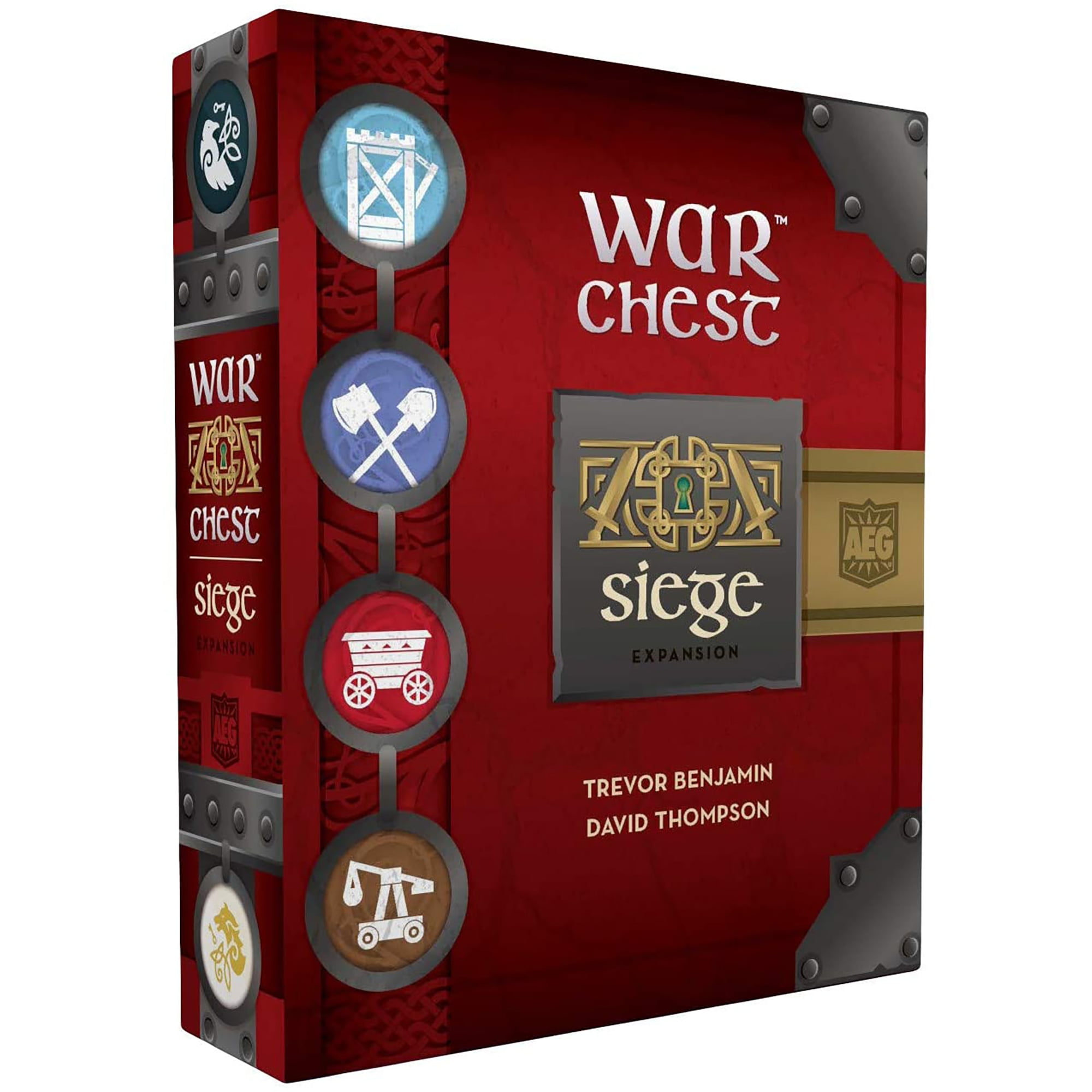 『War Chest』英語版の本体&拡張セット Amazon.com: AEG War Chest | Manage Army & Battlefield | Bag