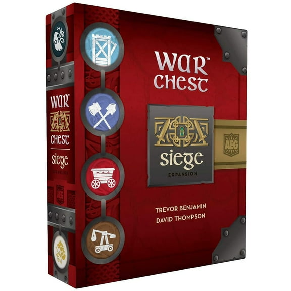 War Chest: Siege Expansion - Army Strategy Board Game, Alderac Entertainment Group (AEG), Ages 14+, 2 or 4 Players, 30-60 Min