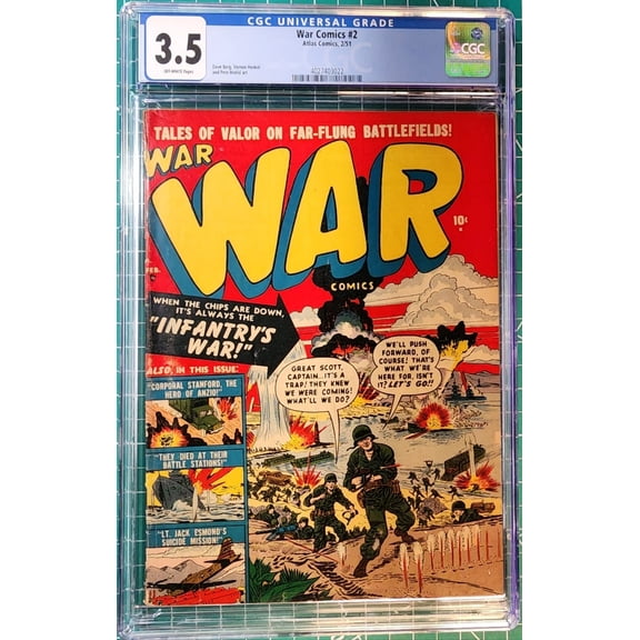 War Comics #2 - CGC 3.5 Comic Book