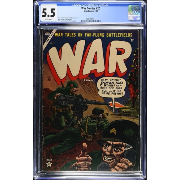 War Comics #20 - CGC 5.5 Comic Book