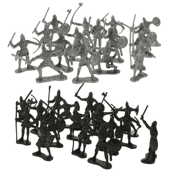 War Doll Model Army Men Ancient Soldiers Figurines Medieval Knight Figures Soldier Playset Mini Soldiers Figures