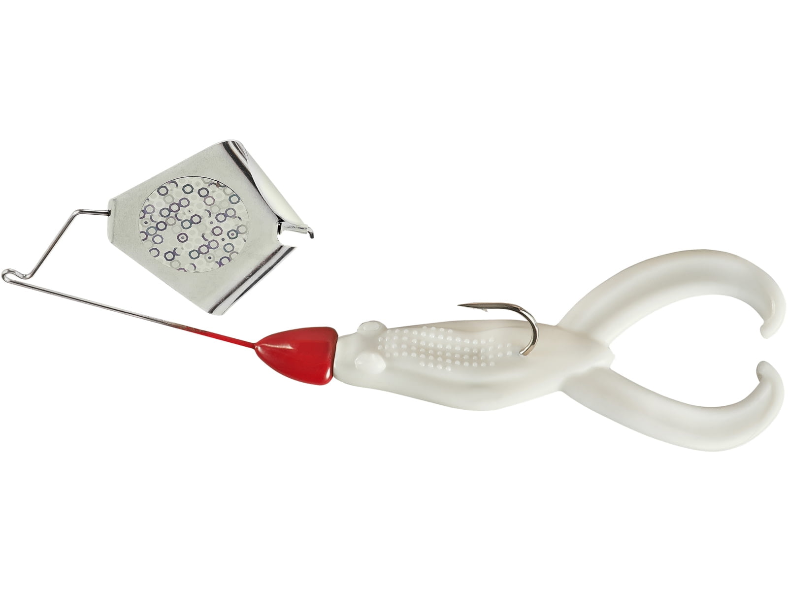 War Eagle WE14BB01 War 1/4 Buzzbait Artificial Fishing Bait, White