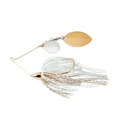 War Eagle Gold Frame Finesse Colorado Turtleback Spinnerbaits White Gold 5/16 oz.