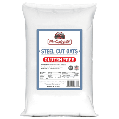 War Eagle Mill Gluten Free Steel Cut Oats, 25 lb Bag