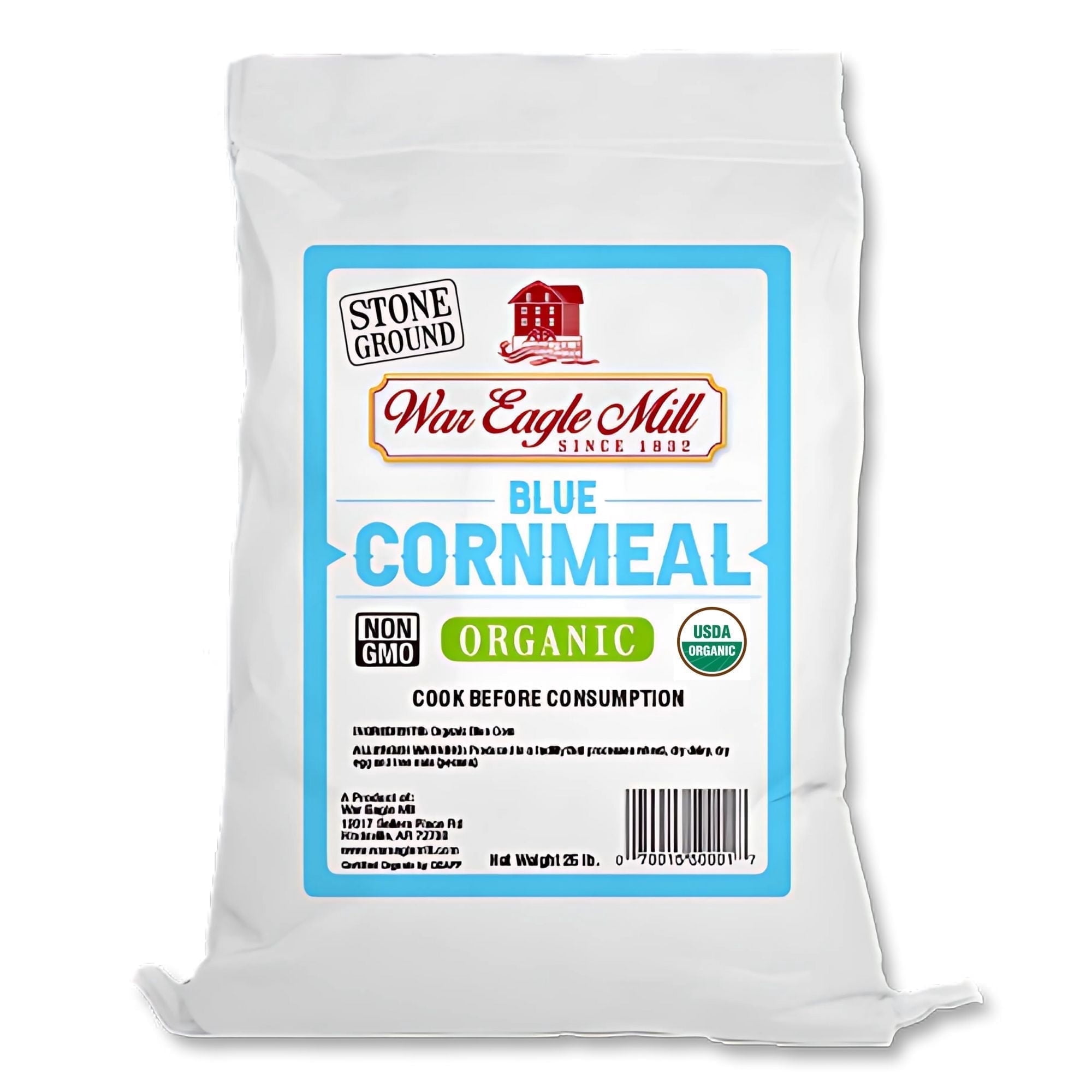 War Eagle Mill Organic Buckwheat Flour - 25 Pound Bulk Bag For Baking