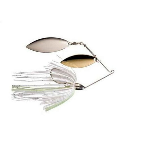 War Eagle Nickel Frame Double Willow Spinnerbaits Blue Pearl Shad 3/8 oz.