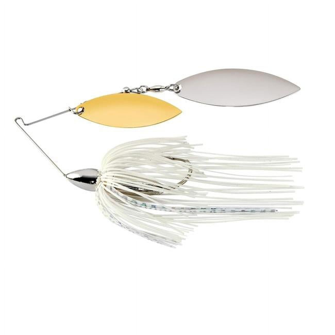 War Eagle Screamin Eagle Nickel Frame Double Willow Spinnerbait, White ...
