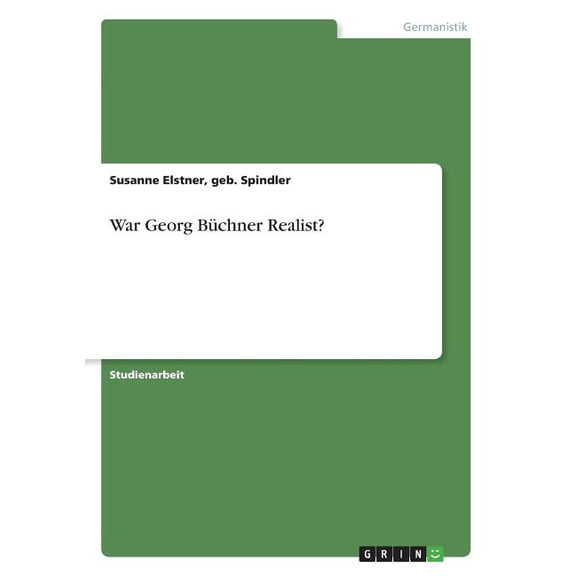 War Georg Bchner Realist? (Paperback)
