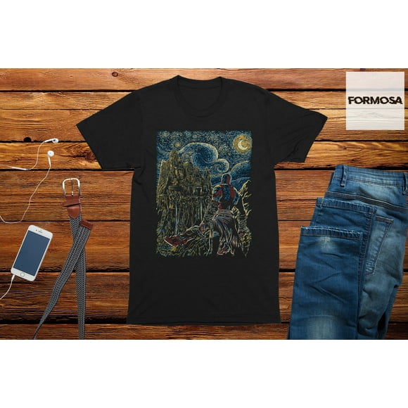 War God Starry Night Geek T-Shirt For Men, Nerd gift for him, Gaming shirt