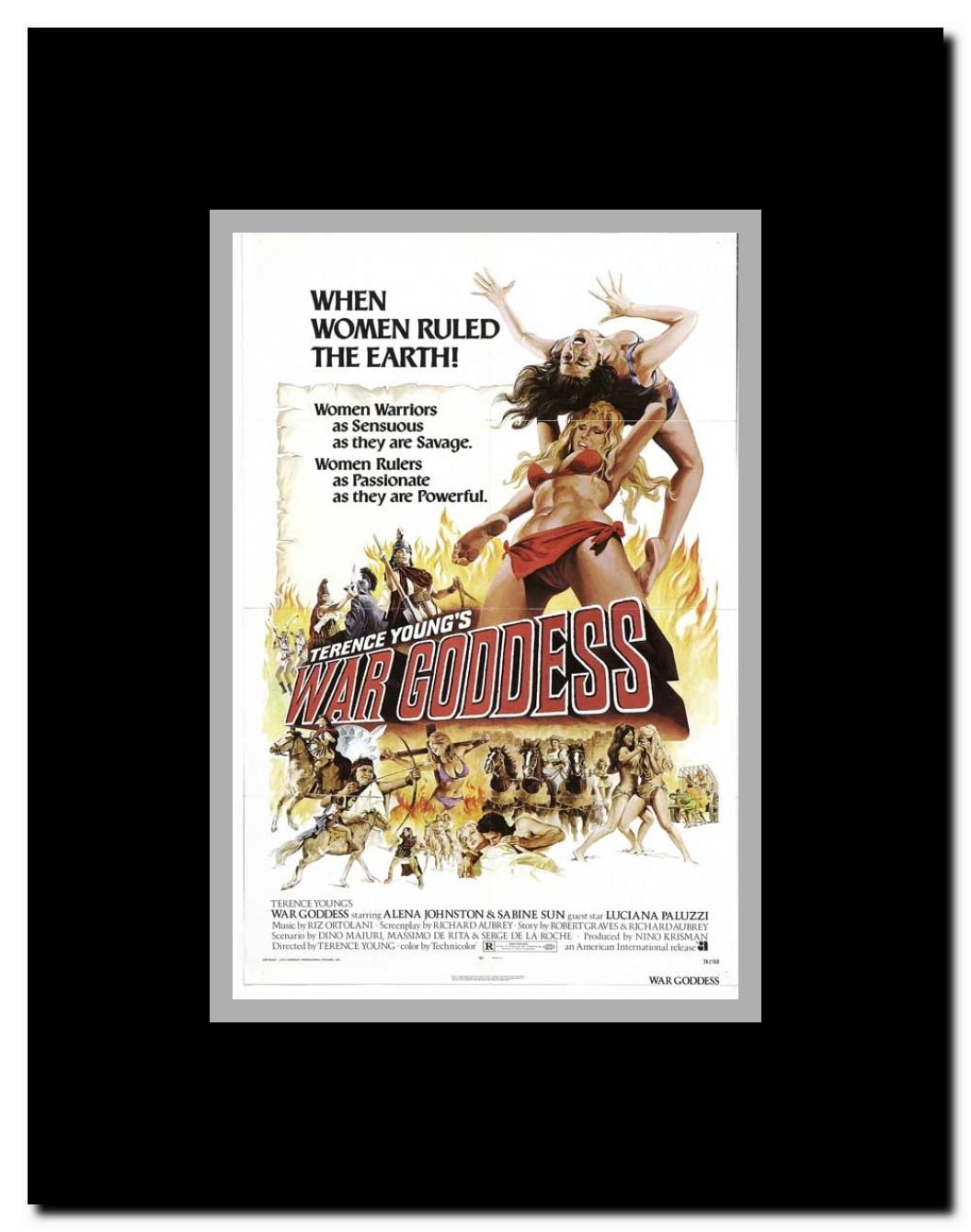 War Goddess Framed Movie Poster