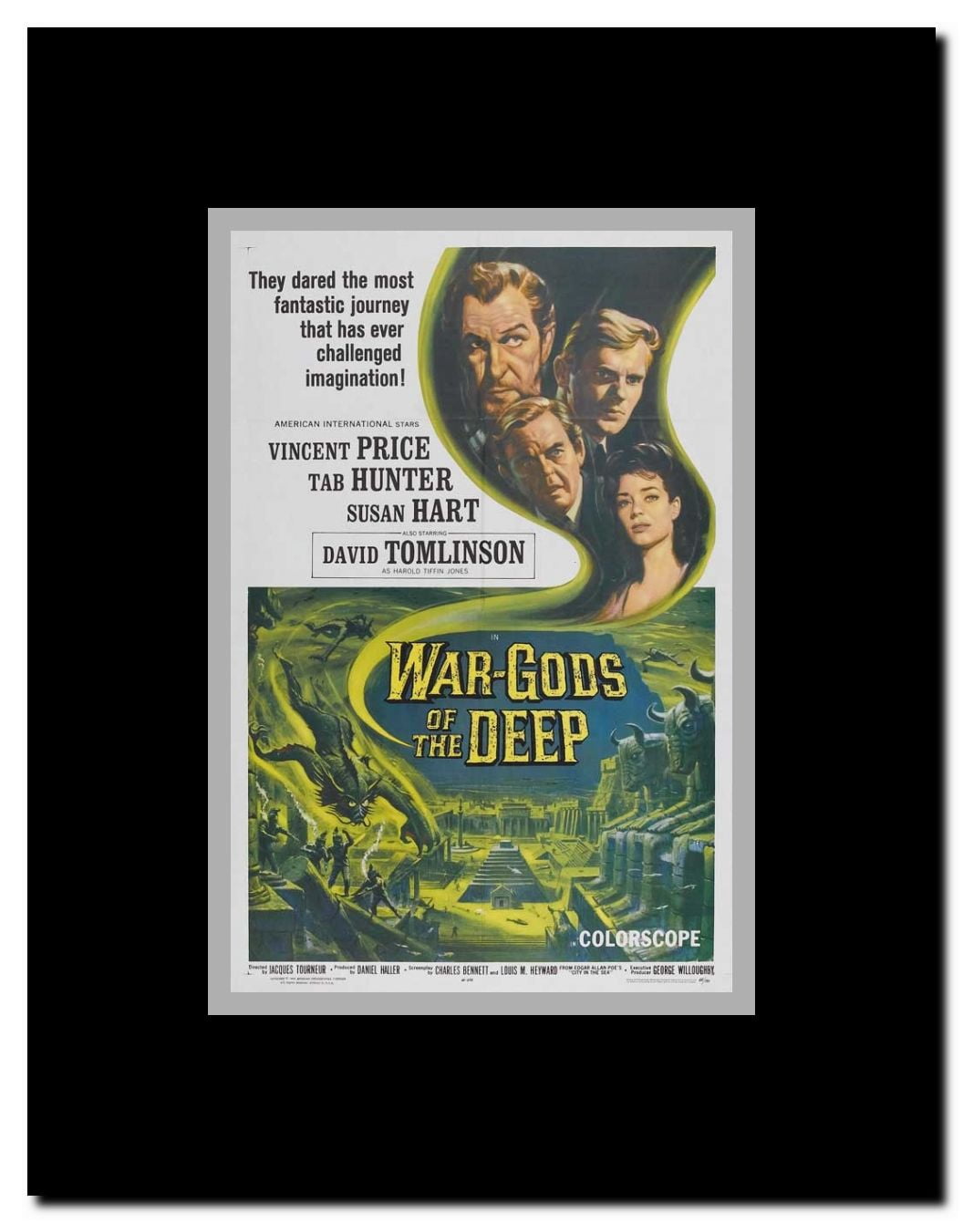 War Gods of the Deep Framed Movie Poster