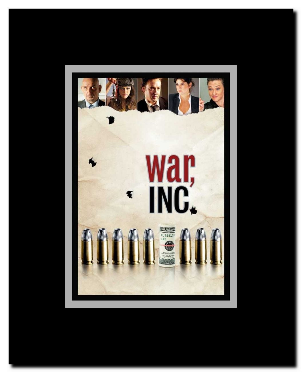War Inc. Framed Movie Poster