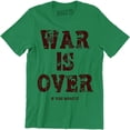 thumbnail image 1 of War Is Over If You Want It To Be Mens Inspired Music Band Motivation T-Shirt, 1 of 4