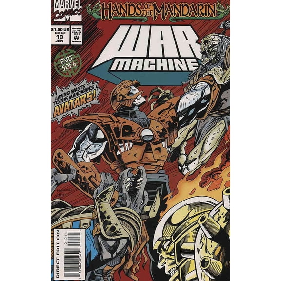 War Machine #10 VF ; Marvel Comic Book
