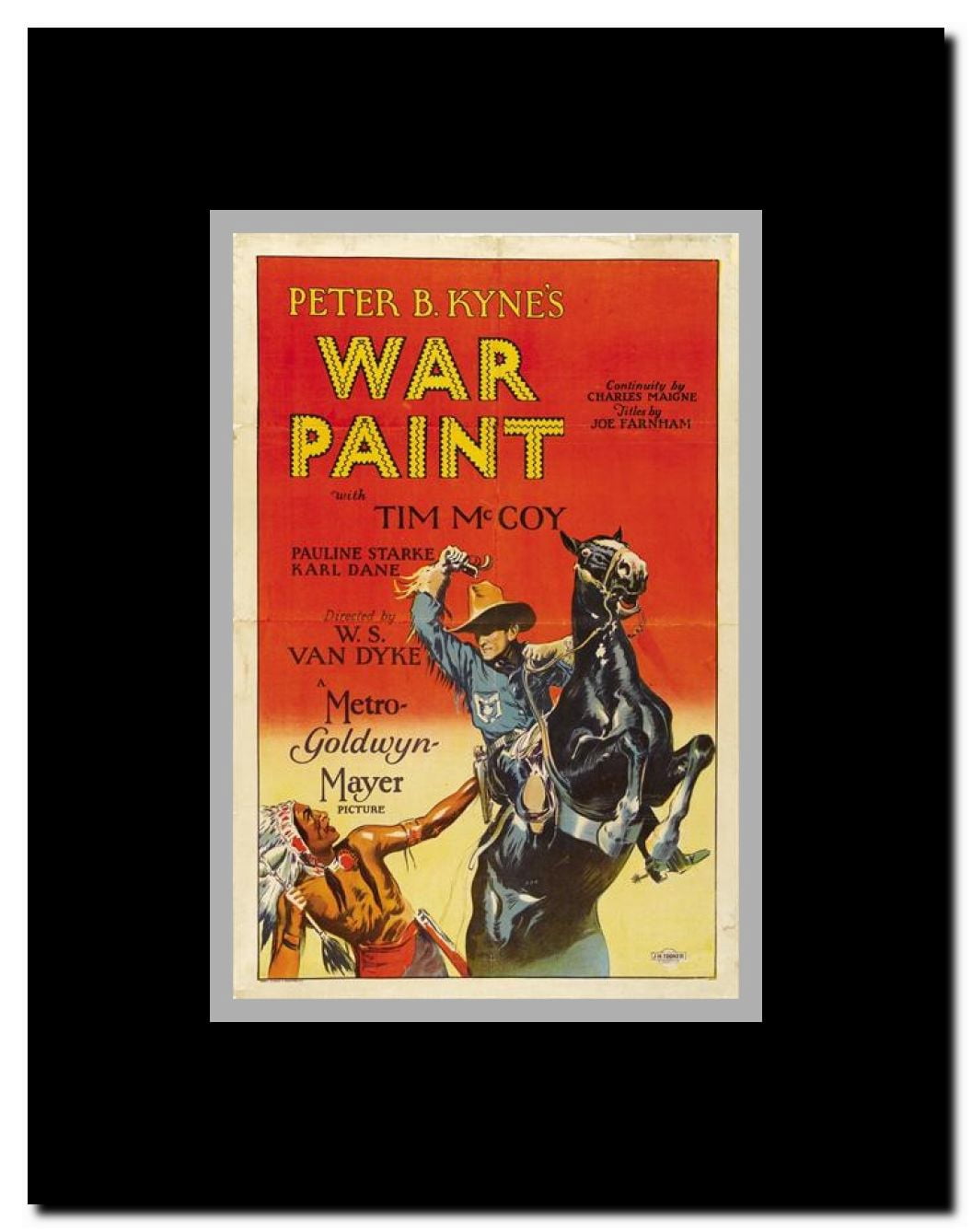 War Paint Framed Movie Poster
