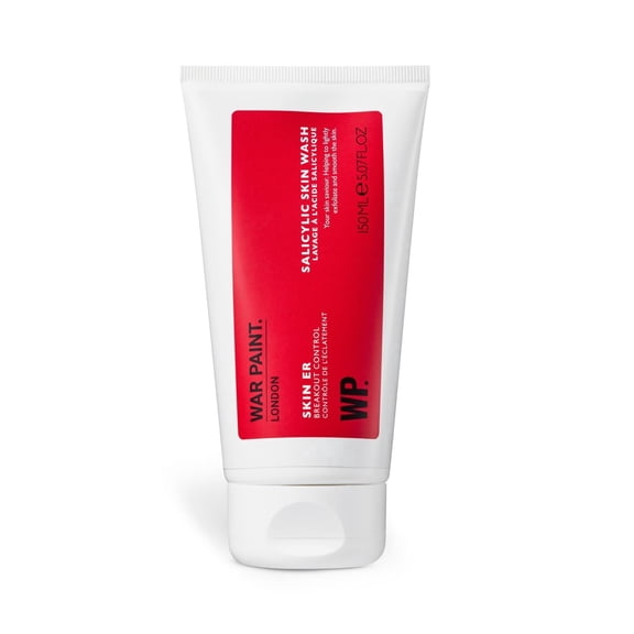 War Paint Skin ER Salicylic Acid Face Wash, Gently Cleanses and Helps Reduce Breakouts, Non-Drying Formula Enriched with Glycerin for All Skin Types 150ml