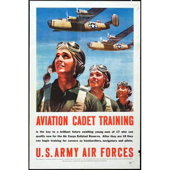 Commando Training Poster War Propaganda Art Poster Aviaton Cadet Training Art Poster 24x36 Multi ...