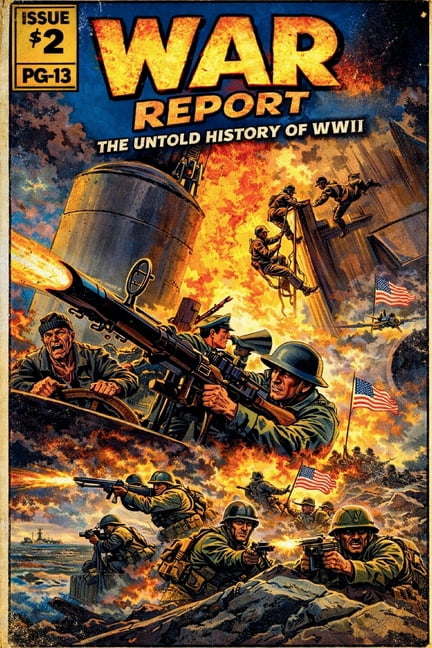 The Second World War Comic War Report: The Untold History of WW2, Book 02, (Paperback)