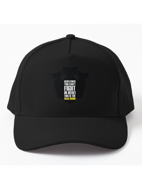 War Room Black 1 Baseball Cap, Numbered Tactical Graphic Design, Classic Hat