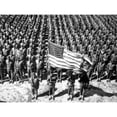 thumbnail image 1 of War WWII USA African American Soldiers Parade Photo Extra Large XL Wall Art Poster Print, 1 of 3
