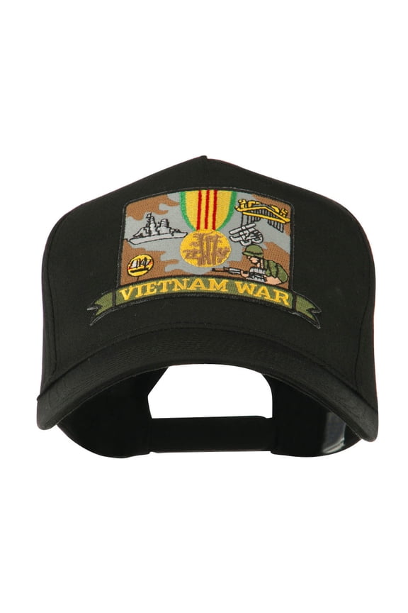 War and Operation Embroidered Military Patched Cap - Vietnam War OSFM