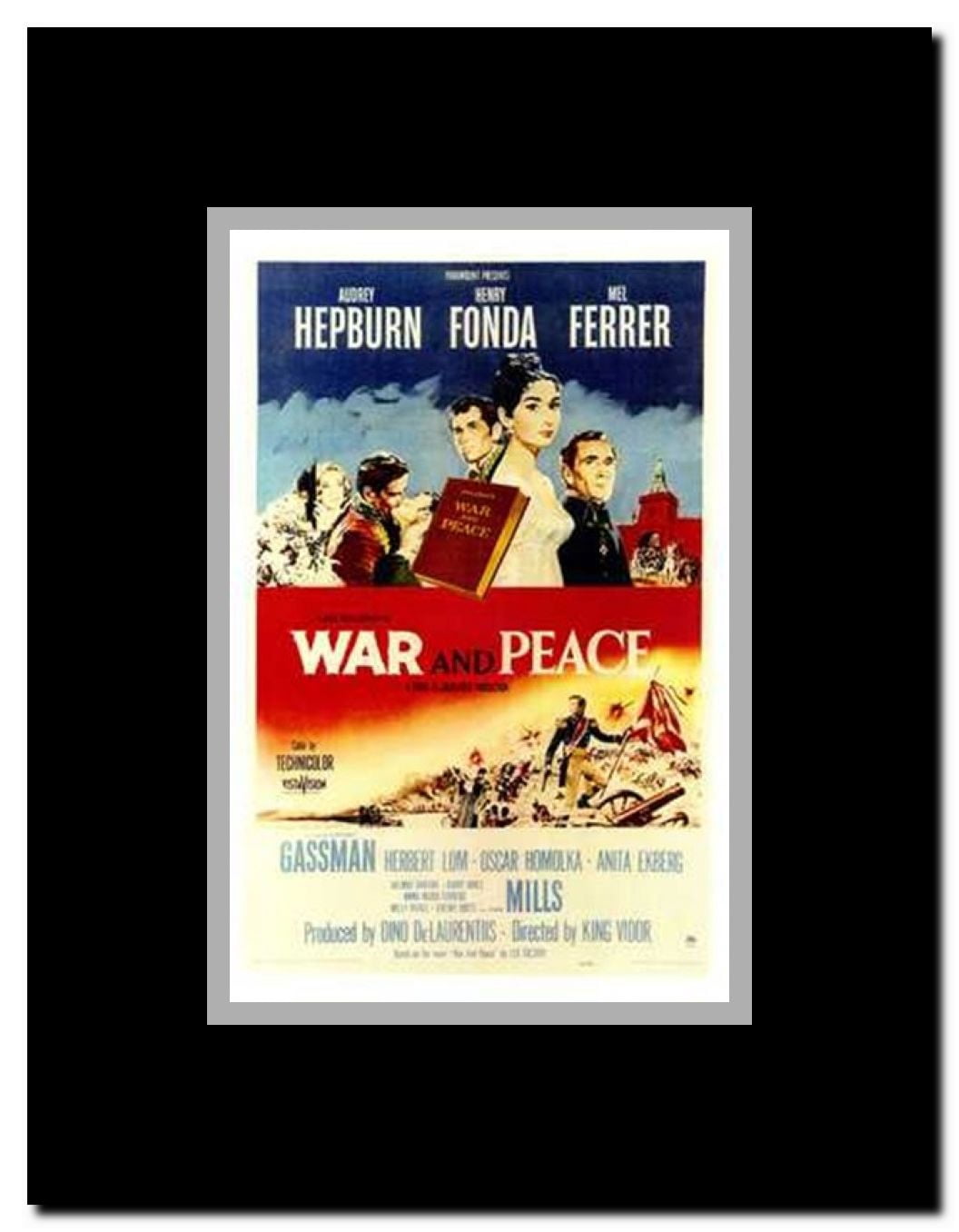 War and Peace Framed Movie Poster