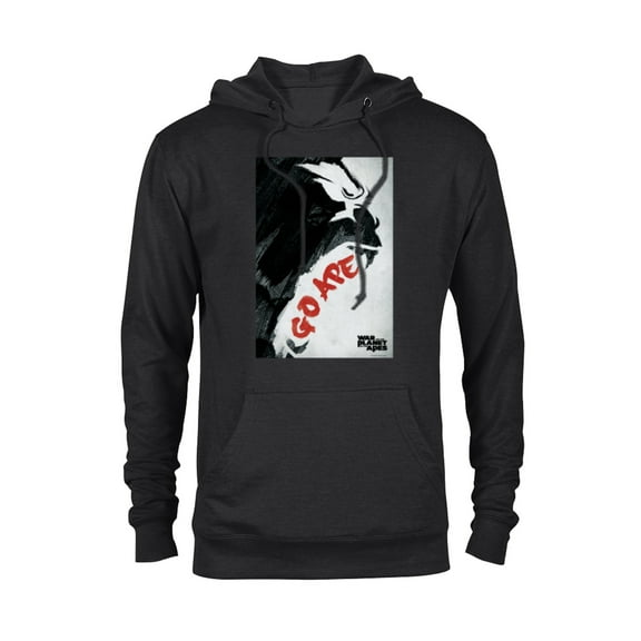 War for the Planet of the Apes Gorilla Roar Go Ape - Pullover Hoodie for Adults - Customized-Black