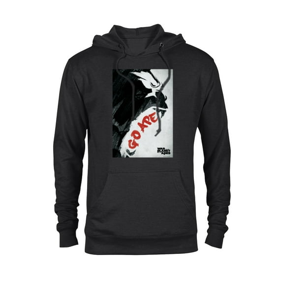 War for the Planet of the Apes Gorilla Roar Go Ape - Pullover Hoodie for Adults - Customized-Black
