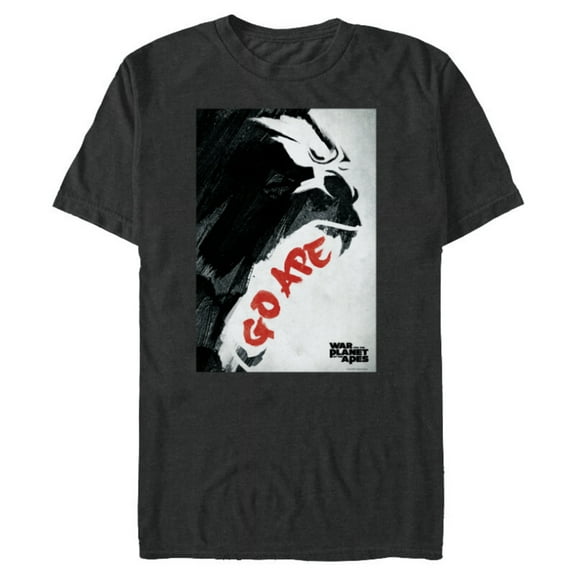 War for the Planet of the Apes Gorilla Roar Go Ape - Short Sleeve Blended T-Shirt for Adults - Customized-Dark Heather