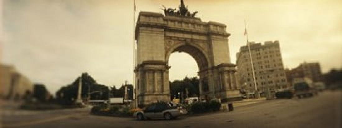War memorial Soldiers And Sailors Memorial Arch Prospect Park Grand Army Plaza Brooklyn New York City New York State USA Canvas Art - Panoramic Images (15 x 6)