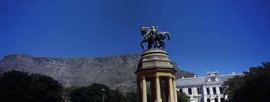 War memorial with Table Mountain in the background Delville Wood Memorial Cape Town Western Cape Province South Africa Canvas Art - Panoramic Images (30 x 12)