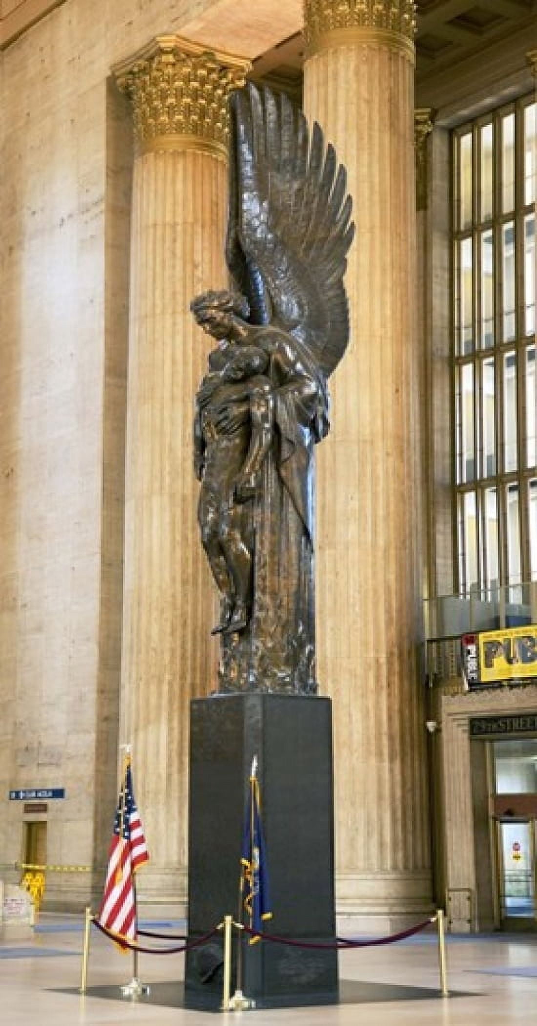 War memorial at a railroad station 30th Street Station Philadelphia Pennsylvania USA Canvas Art - Panoramic Images (24 x 12)
