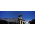thumbnail image 1 of War memorial with Table Mountain in the background, Delville Wood Memorial, Cape Town, Western Cape Province, South Africa Poster Print (15 x 6), 1 of 1