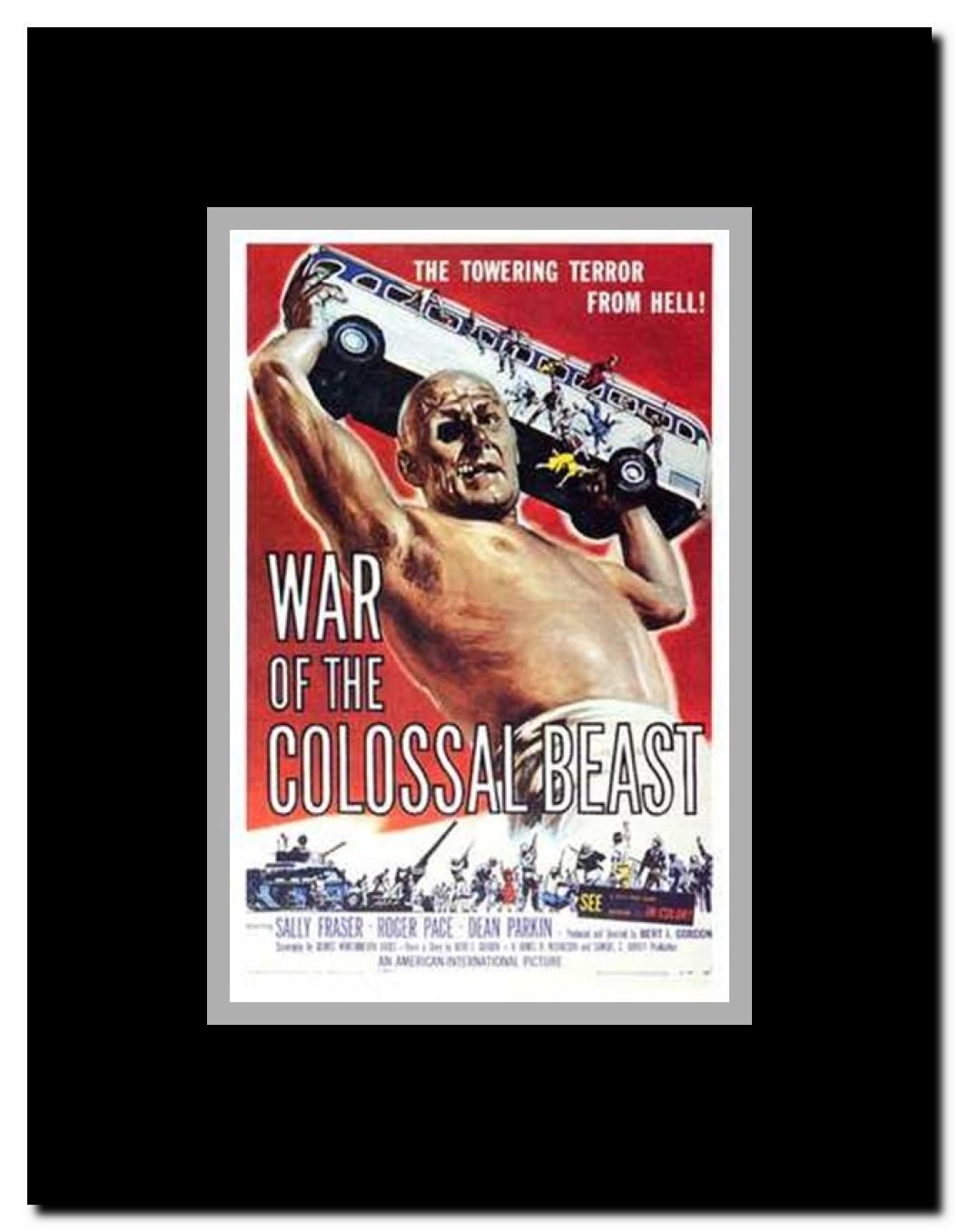 War of the Colossal Beast Framed Movie Poster