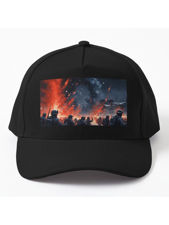 War of the Future Part 2 Baseball Cap, Sci-Fi Military Series Graphic Design, Classic Hat