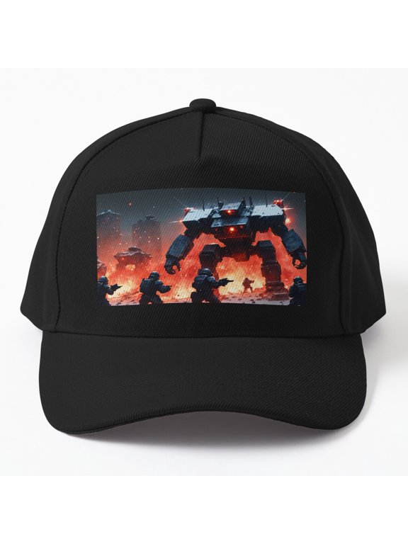 War of the Future Part 6 Baseball Cap, Sci-Fi Battle Series Graphic Design, Classic Hat