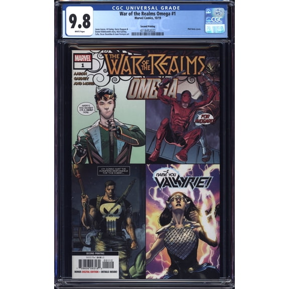 War of the Realms Omega #1 - CGC 9.8 Comic Book