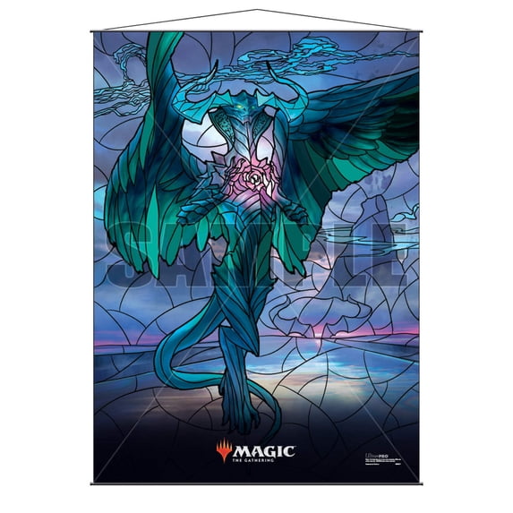War of the Spark (WAR) Stained Glass Planeswalkers Ugin Wall Scroll for Magic: The Gathering
