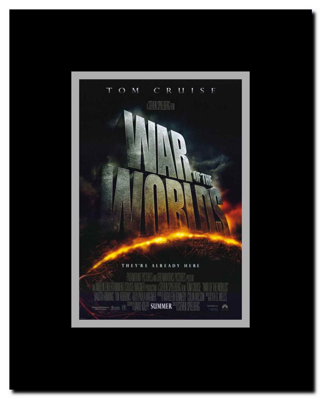 War of the Worlds Framed Movie Poster
