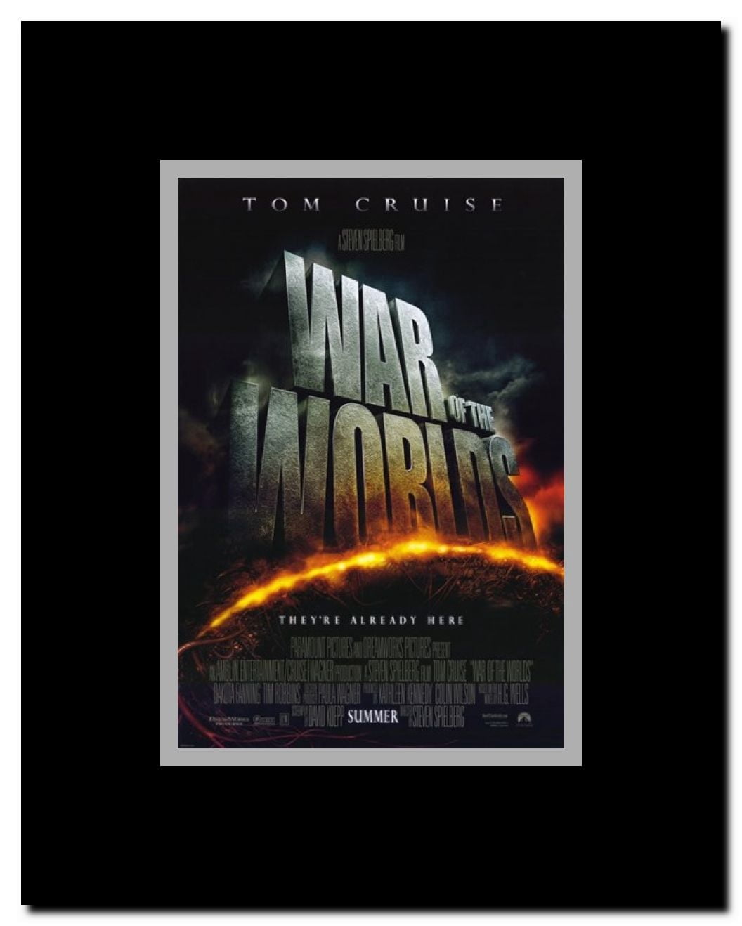 War of the Worlds Framed Movie Poster