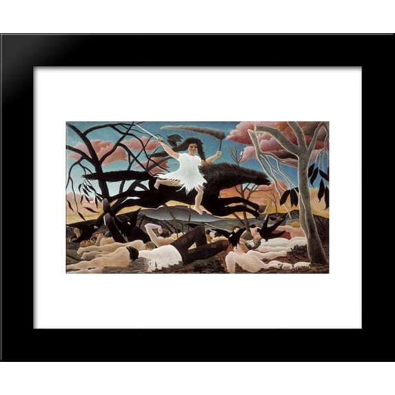 War or the Ride of Discord 20x24 Framed Art Print by Henri Rousseau