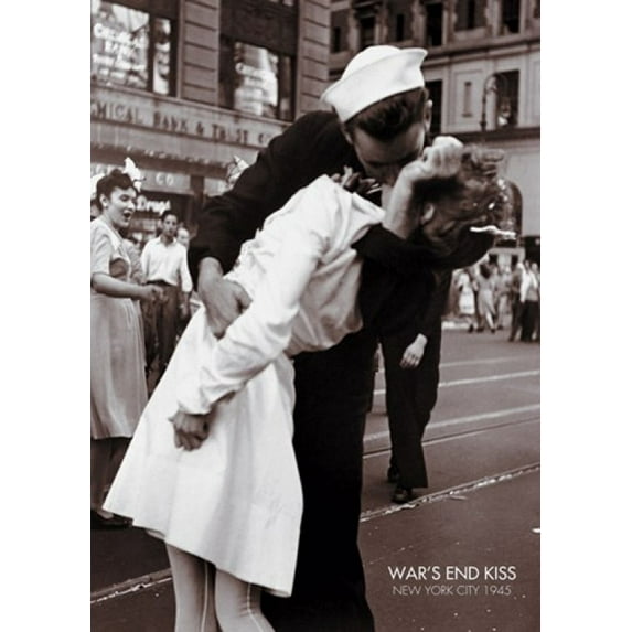 War's End Kiss Laminated Poster (24 x 36)
