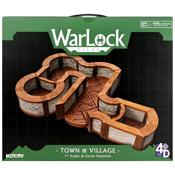 WarLock Tiles: Expansion 1 in. Town & Village Angles & Curves