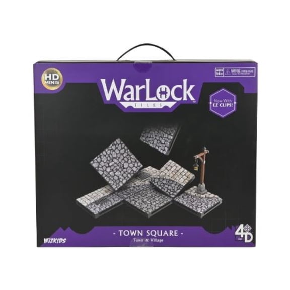 WarLock Tiles: Town & Village - Town Square - Tile Street Building Set, Tabletop RPG Accessories