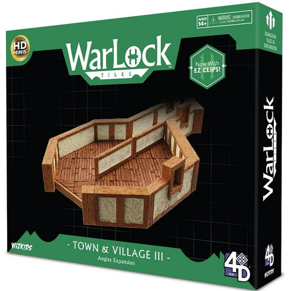 WarLock Tiles: Town & Village III - Angles - Miniatures, RPG Tabletop Accessory