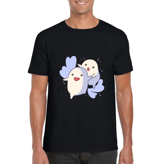Warawara Couple Hololive Omaru Polka Vtuber Cute Chibi T-Shirt, for men & women, up to size 5XL