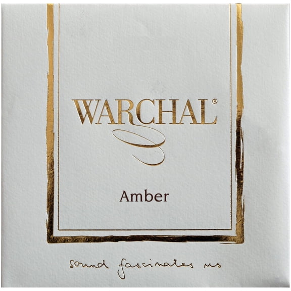 Warchal Amber, Violin D String, (Synthetic/Silver), 4/4