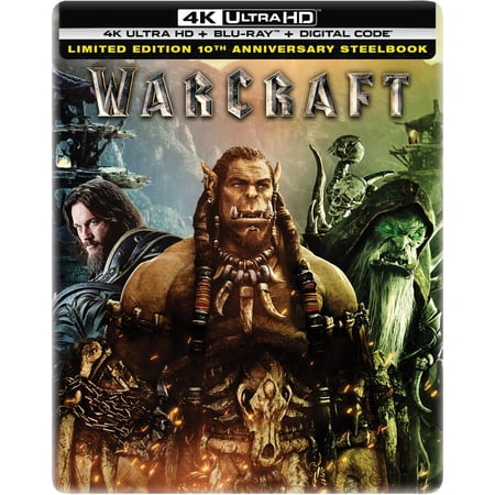 Warcraft (10th Anniversary Edition) (Steelbook) (4K Ultra HD + Blu-ray + Digital Copy), Action, Universal